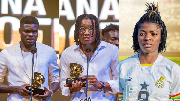 7th Ghana Football Awards full list of winners: Partey, Doris Boaduwaa, Razak Simpson and Benjamin Asare wins big