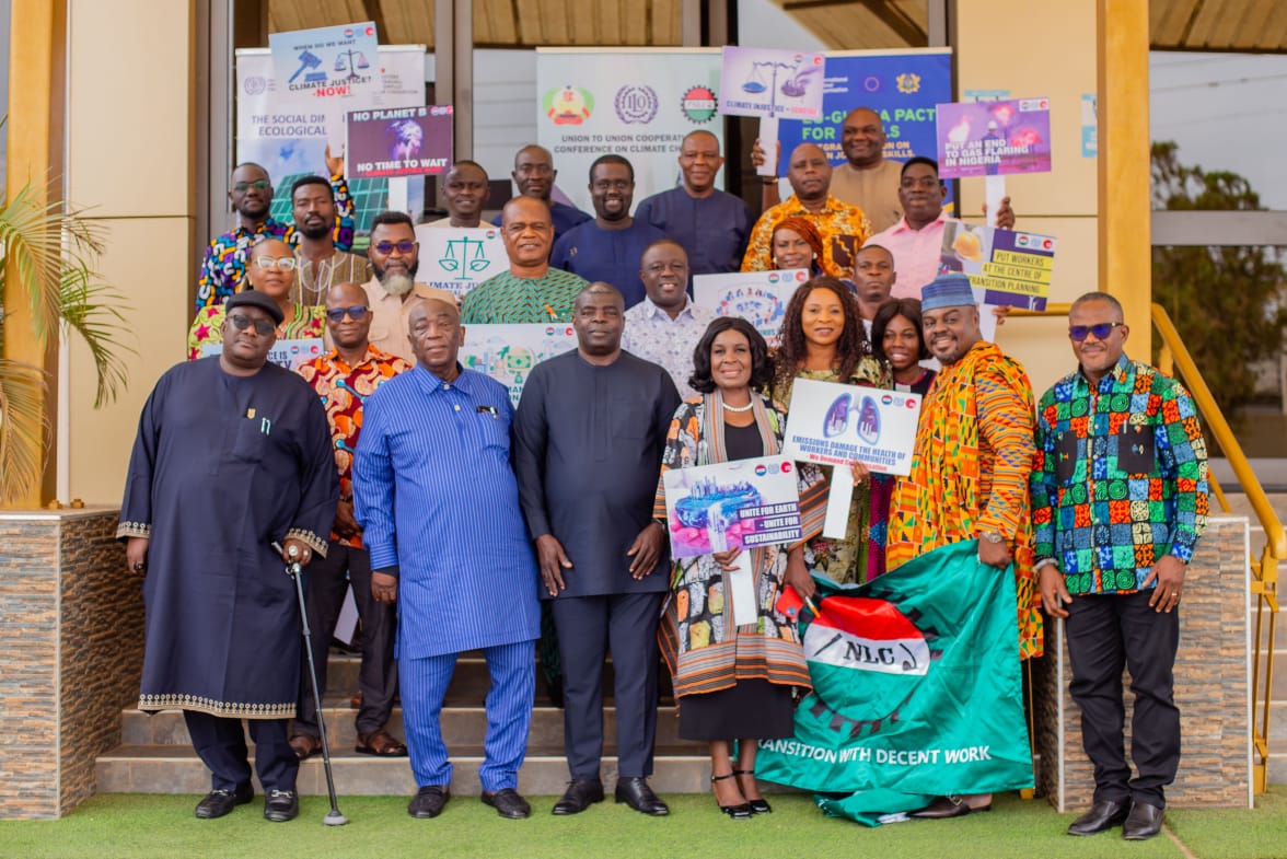 Nigeria and Ghana labour unions meet to tackle climate and energy transition job risks