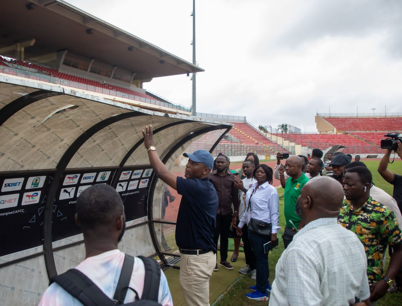 Sports Minister inspects Baba Yara Stadium as part of national facility assessment tour