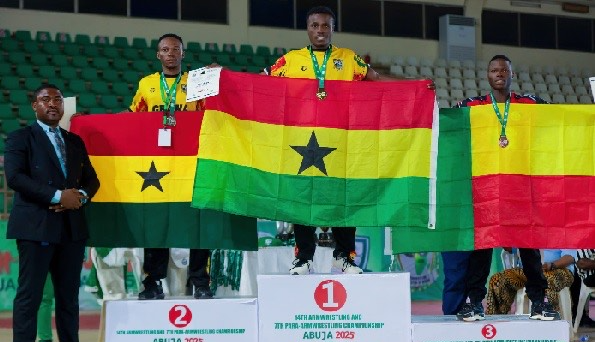 Ghana’s Golden Arms shine bright with 55 medals at African Armwrestling Championships