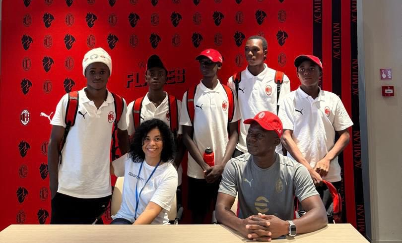Education Minister facilitates AC Milan trials for five young Ghanaian footballers