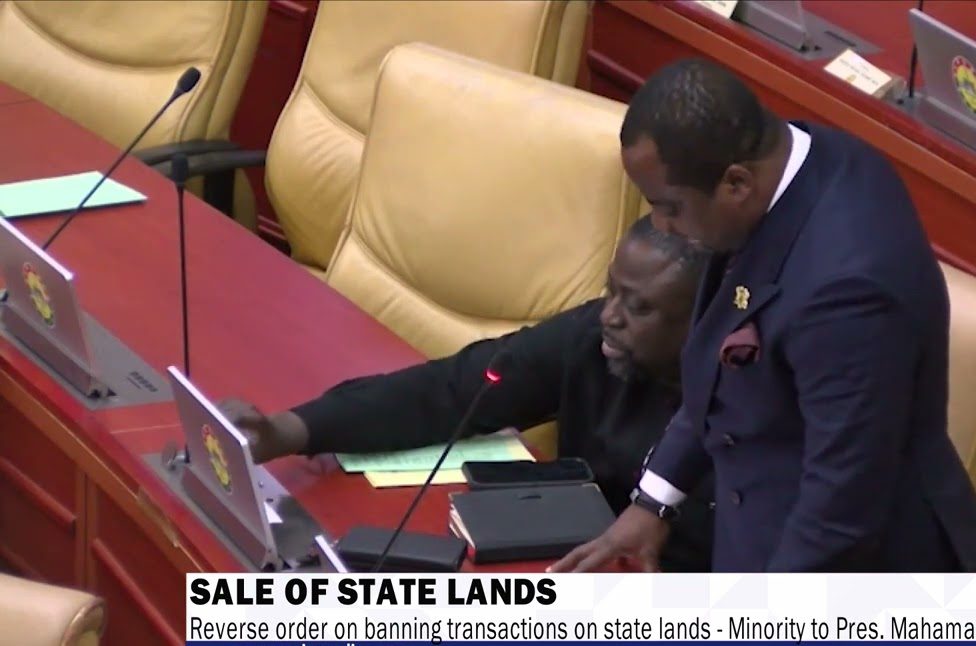 Minority demands reversal of President Mahama’s ban on state land deals