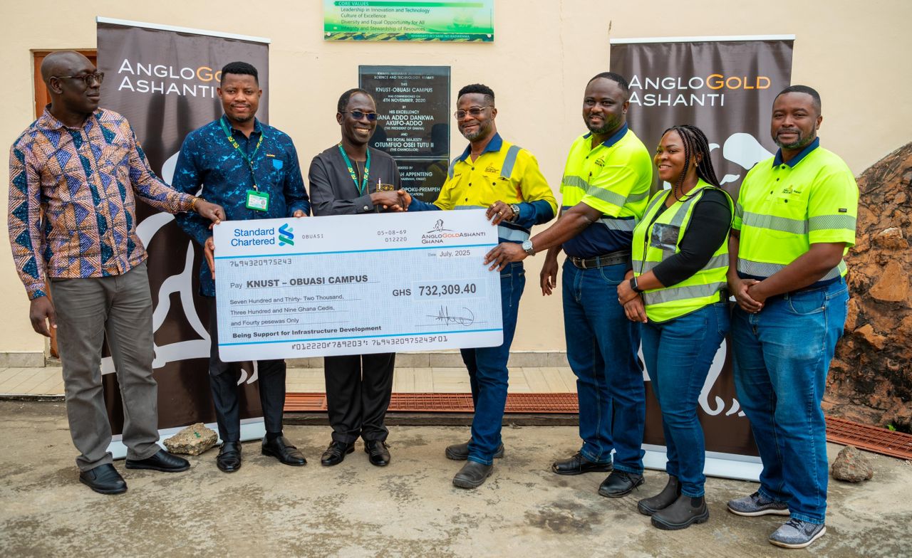 AngloGold Ashanti donates over GH¢700,000 to KNUST Obuasi campus