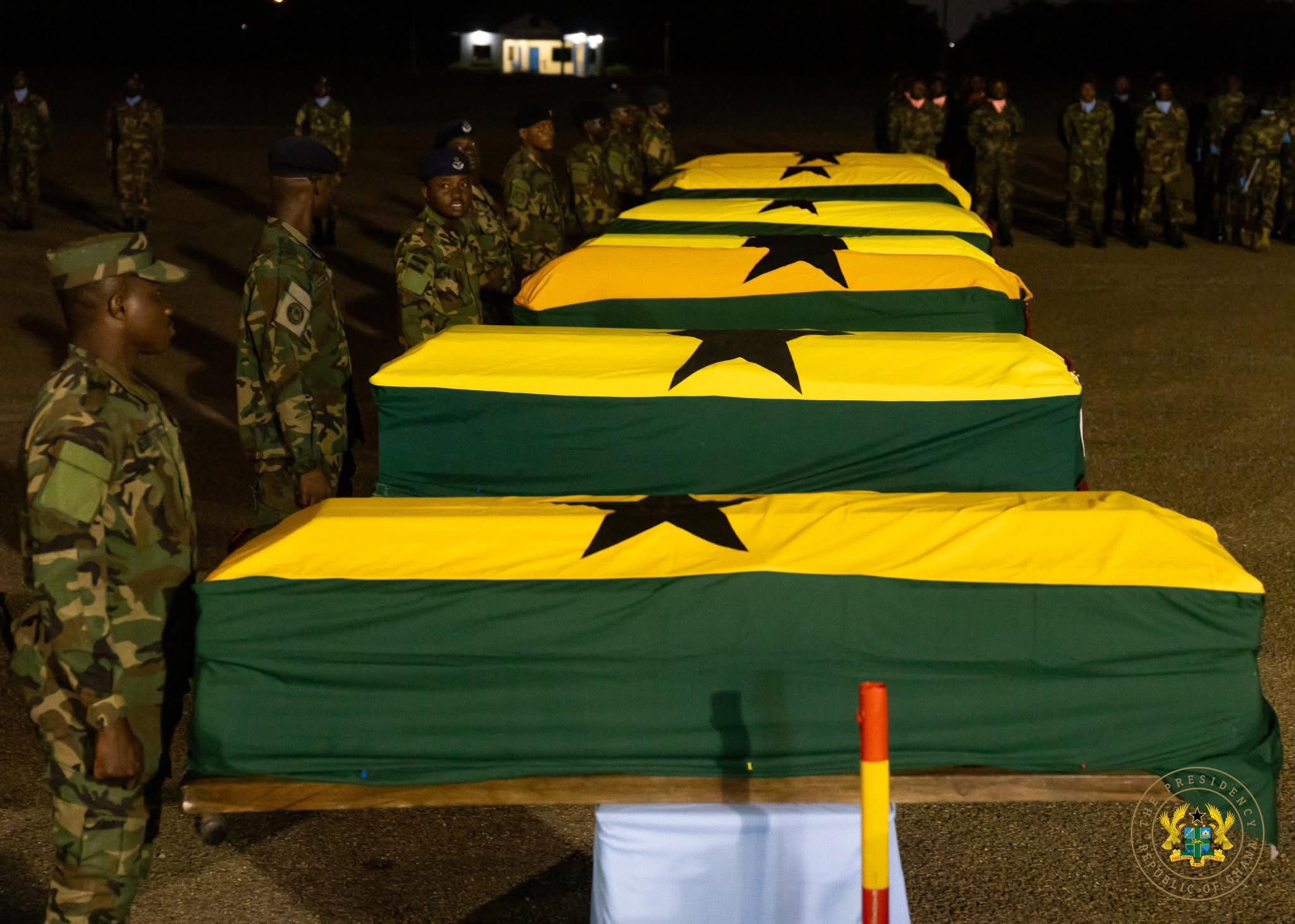 GAF to hold full military funeral for eight helicopter crash victims at Black Star Square