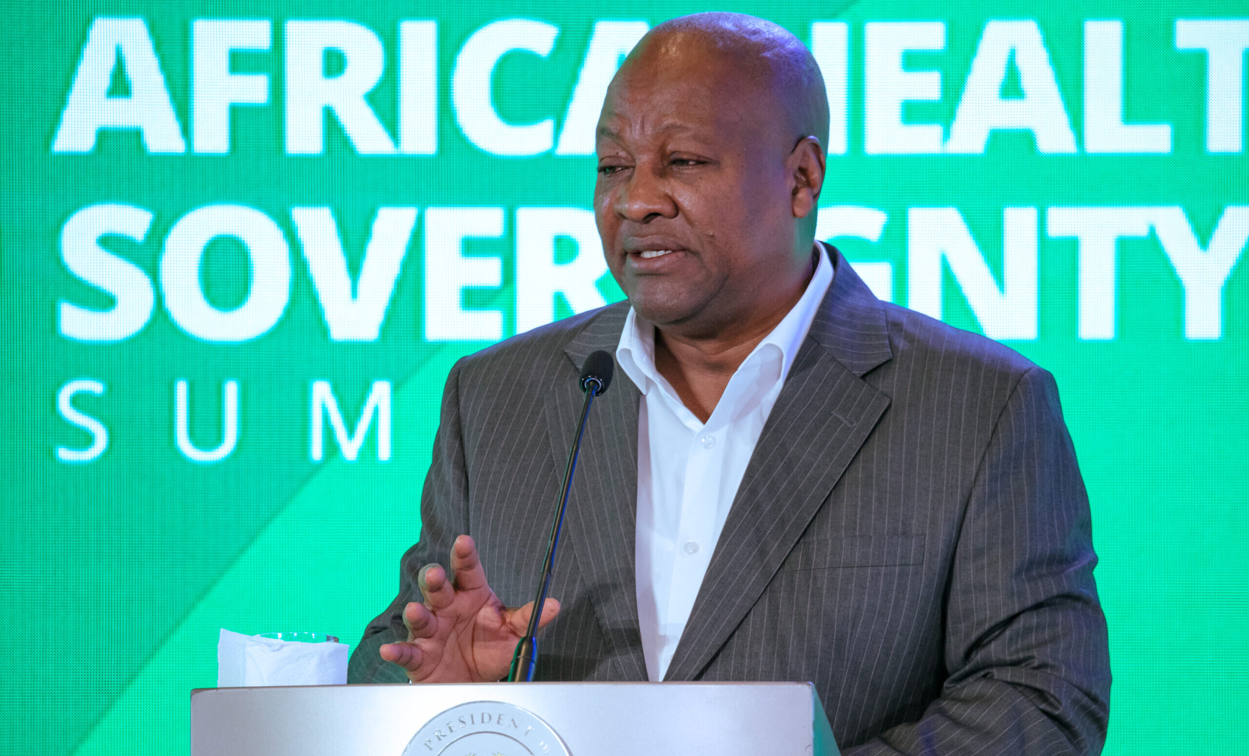Mahama outlines 3-tier strategy for Africa’s health sovereignty