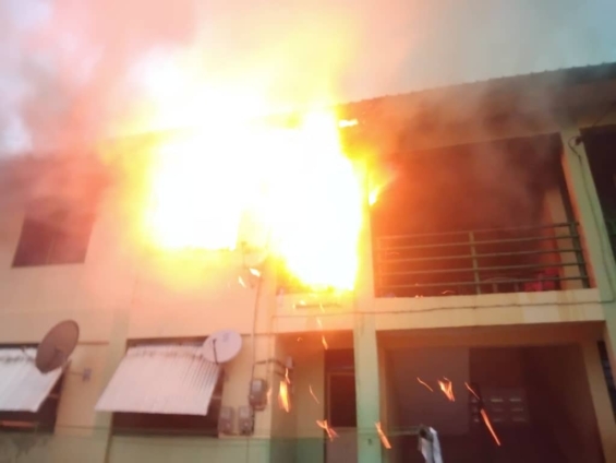 Fire guts boys' dormitory at Oyoko Methodist SHS