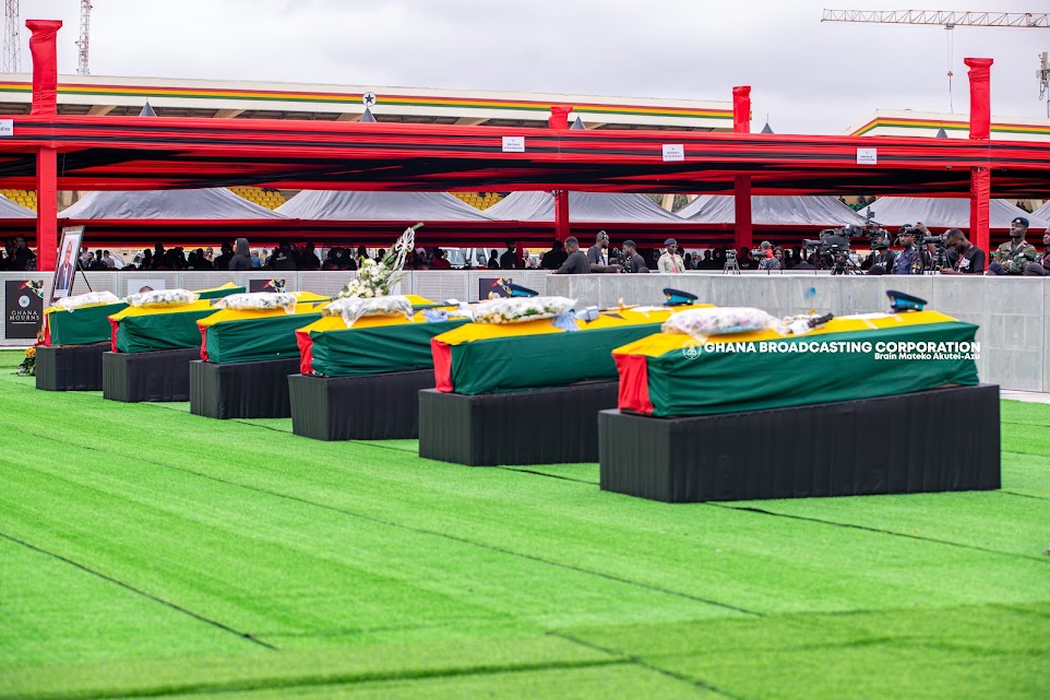 Vice President Prof. Naana Opoku-Agyemang pays stirring tribute to fallen patriots