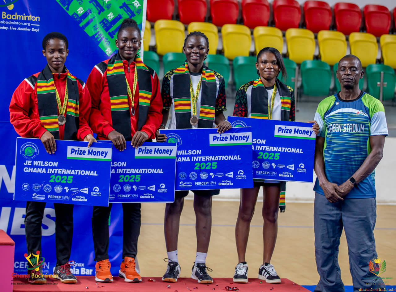 Ghana dominates 2025 badminton Grand Slam with historic 29-medal haul