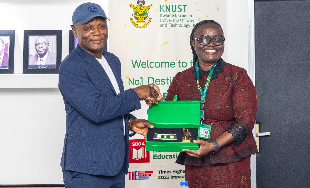 Sports Minister pays courtesy call on KNUST Vice-Chancellor ahead of Sports Medicine Conference