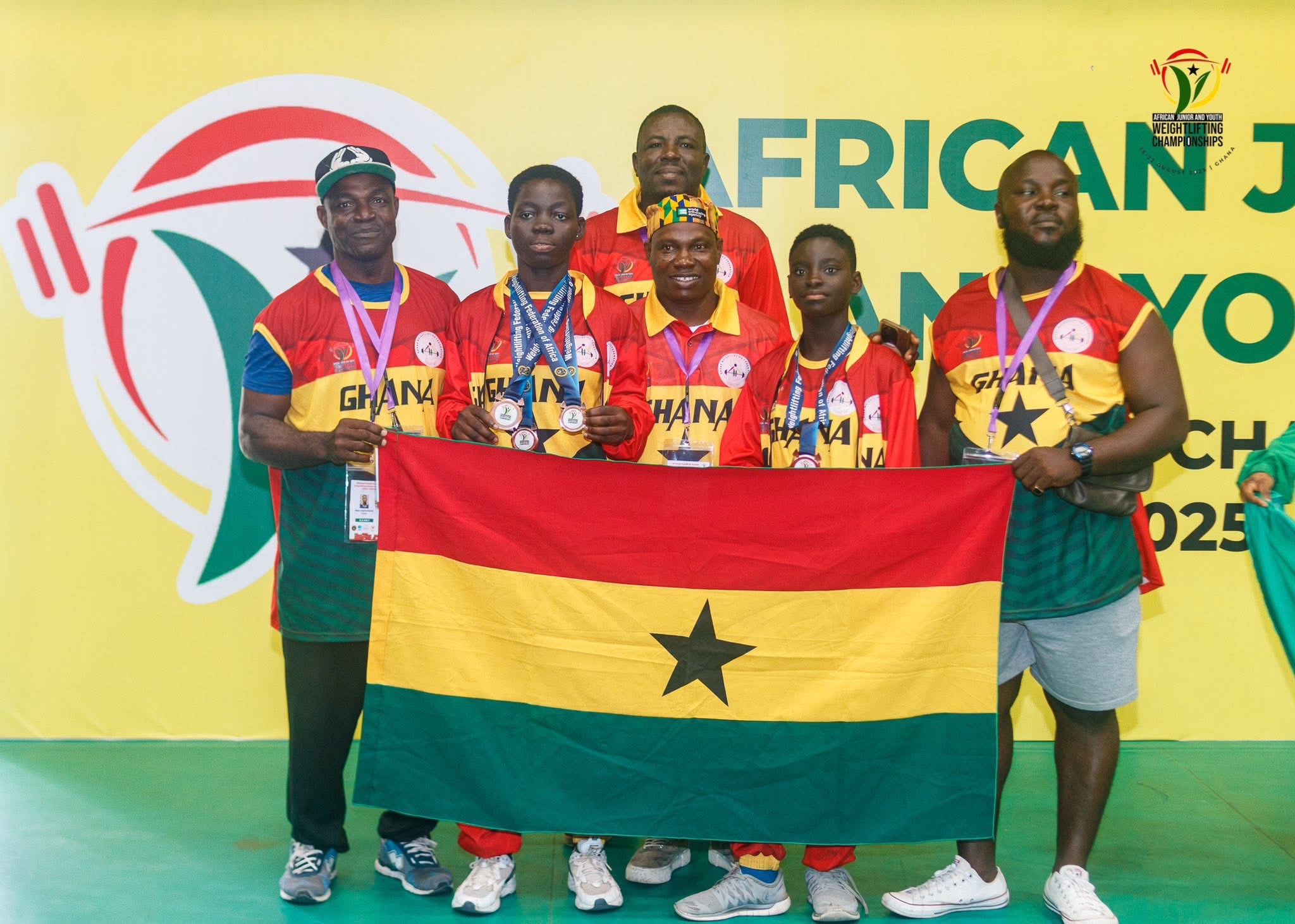 African Junior and Youth Championship: Ghana's youth weightlifters win 13 medals at home