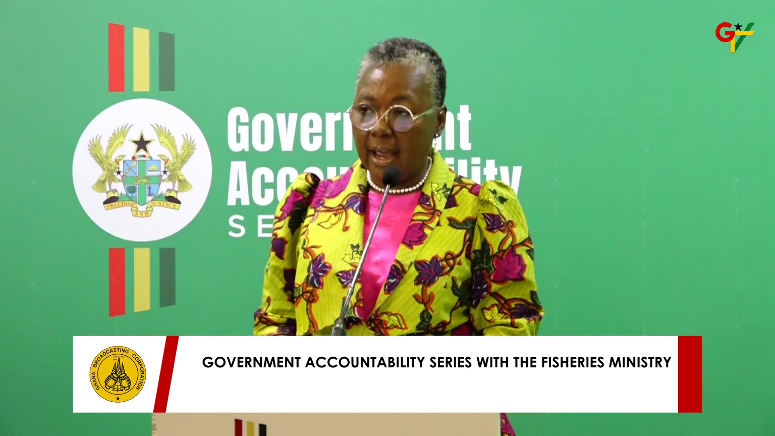 Live: Government Accountability Series with Fisheries Minister, Emelia Arthur