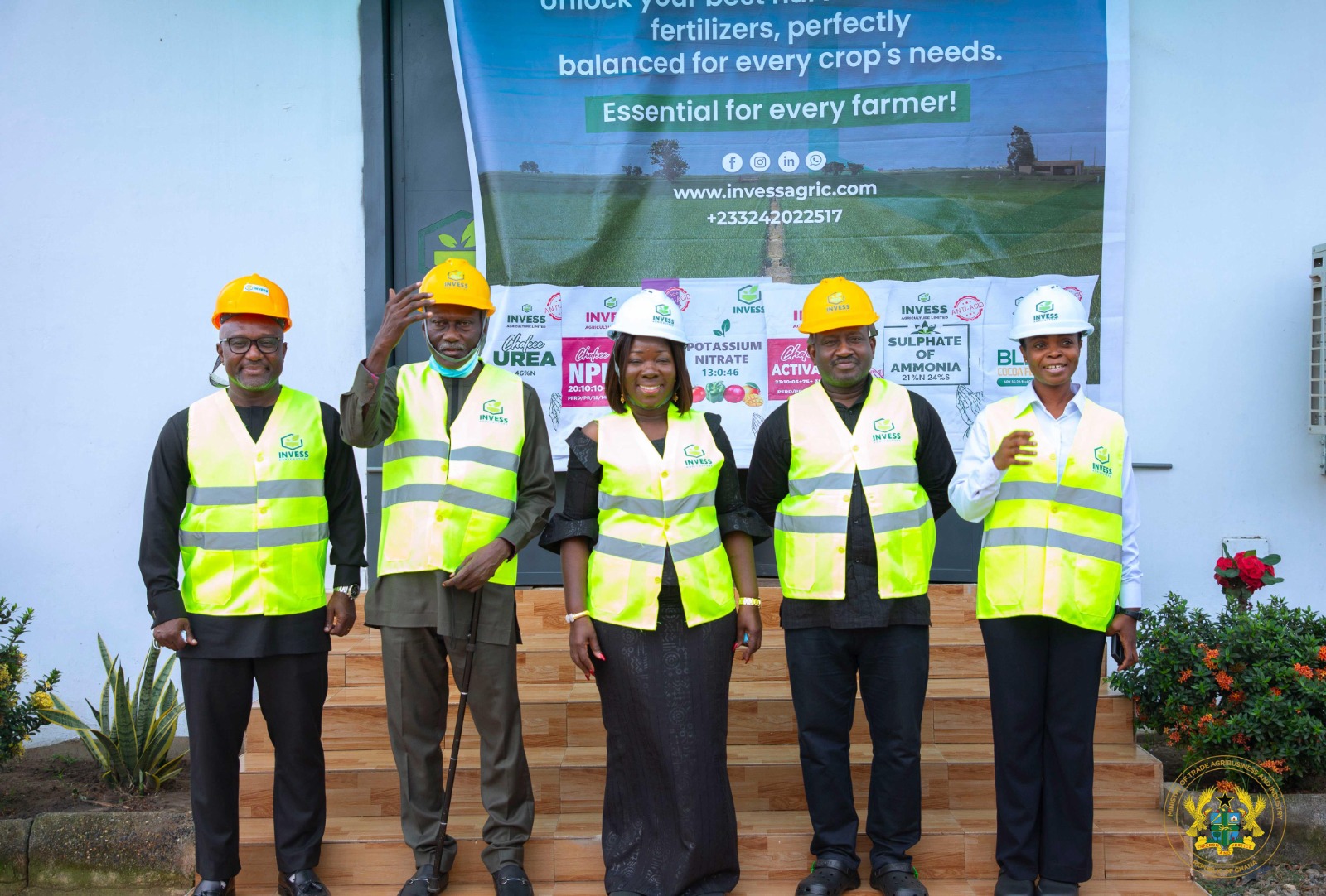 Trade Minister commissions $3.5m fertilizer plant to boost food security