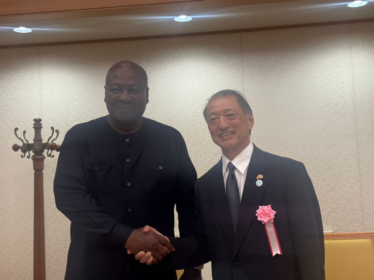 President Mahama arrives