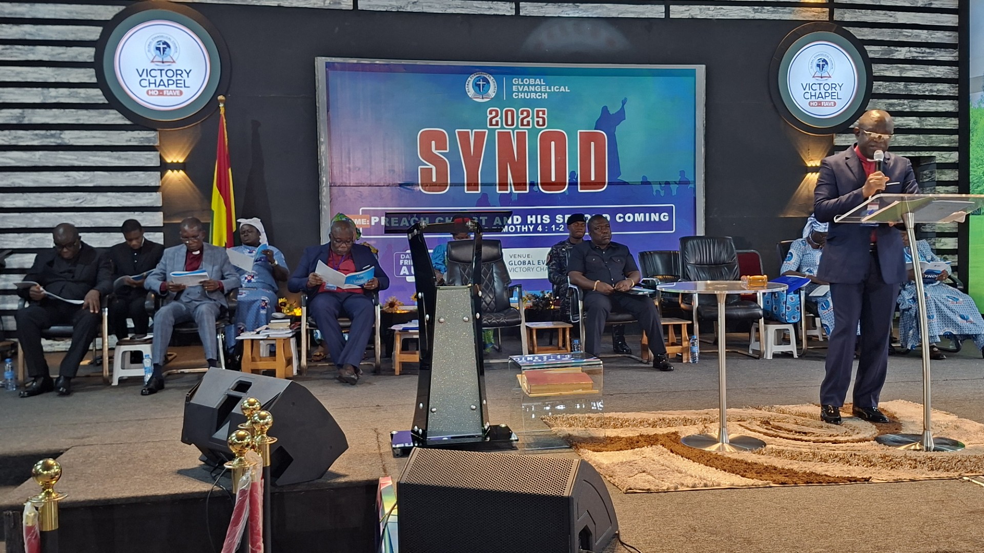 Global Evangelical Church Moderator calls for relentless anti-galamsey effort following helicopter crash at 2025 Synod