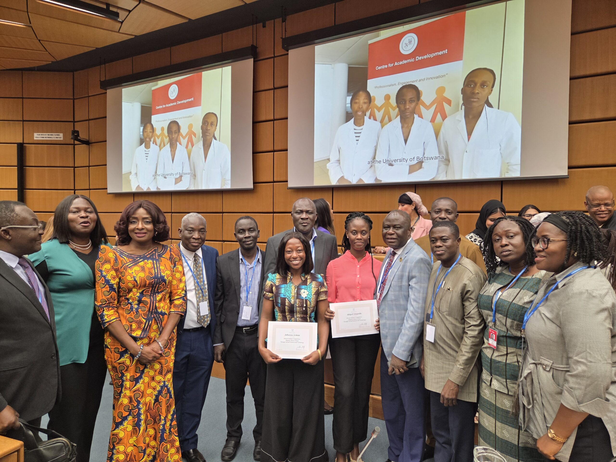 Ghanaian students win top honours in IAEA's Female Nuclear Competition‎