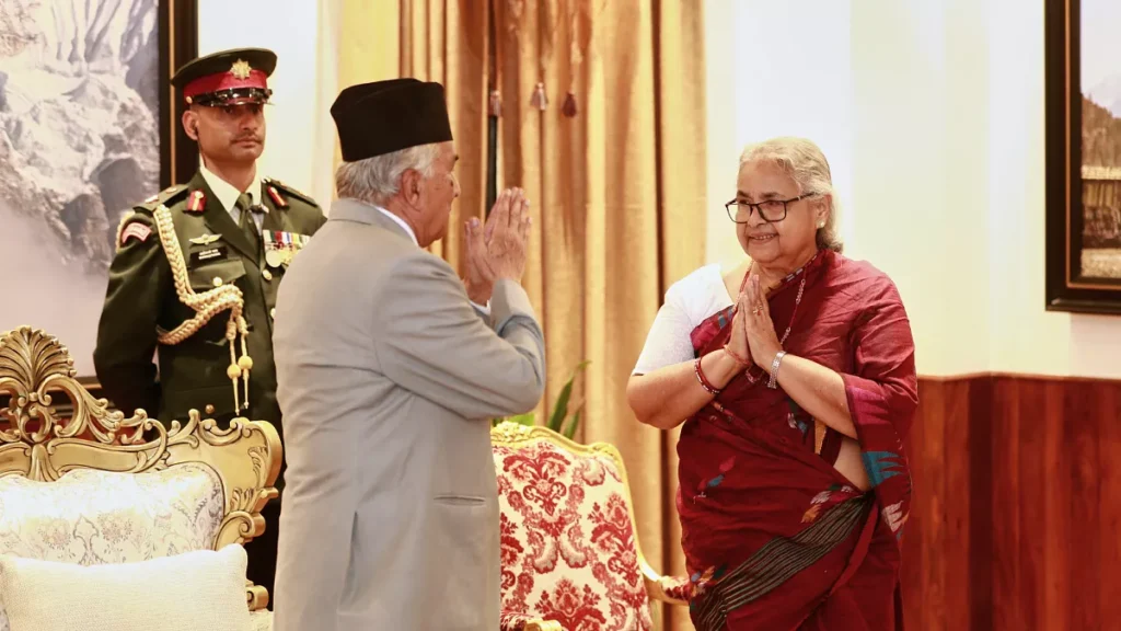 Nepal appoints first female PM after deadly unrest