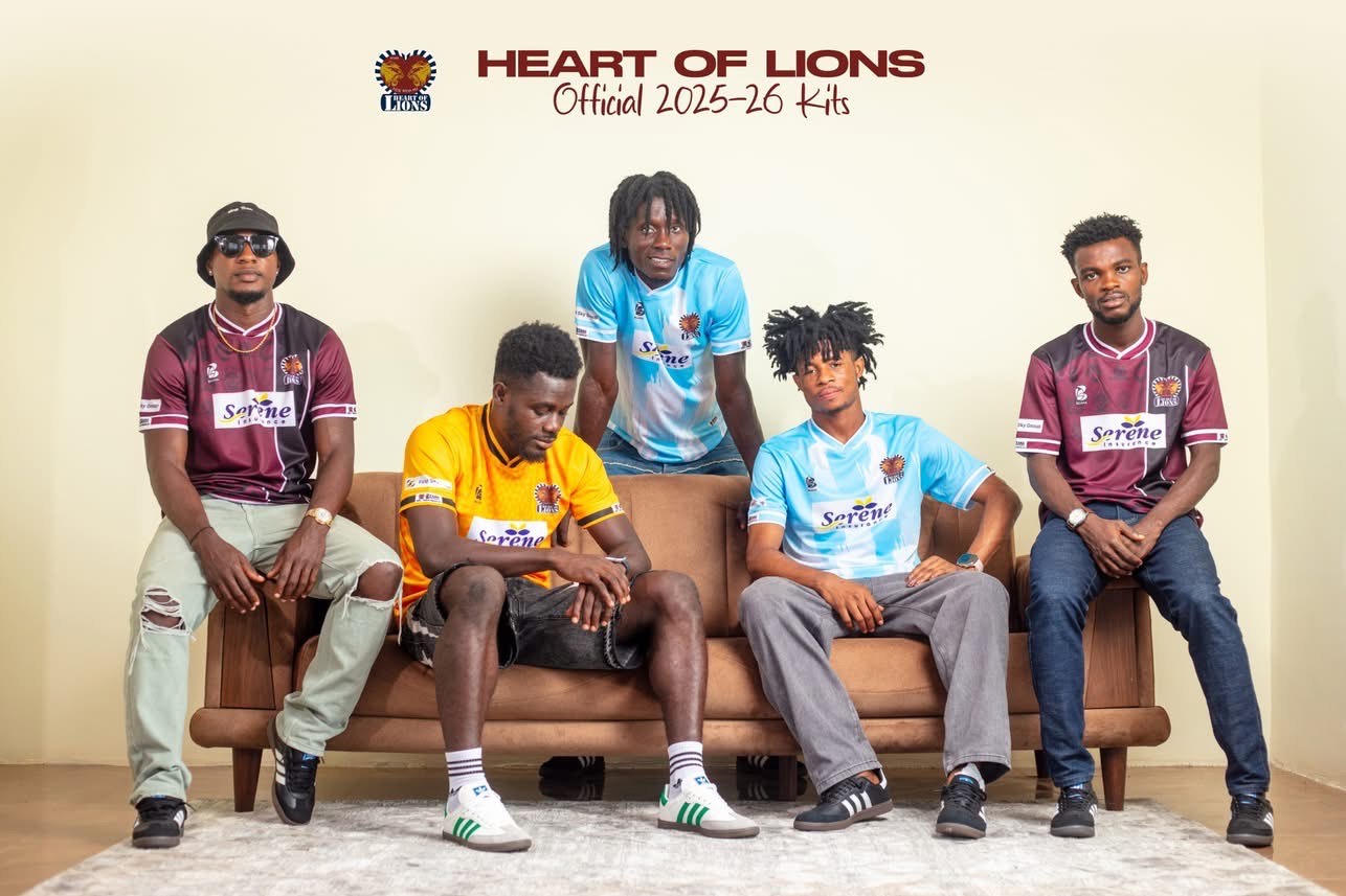 Heart of Lions unveil new colours for 2025/26 Ghana Premier League season
