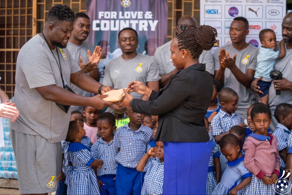Black Stars technical staff support Osu Children’s Home
