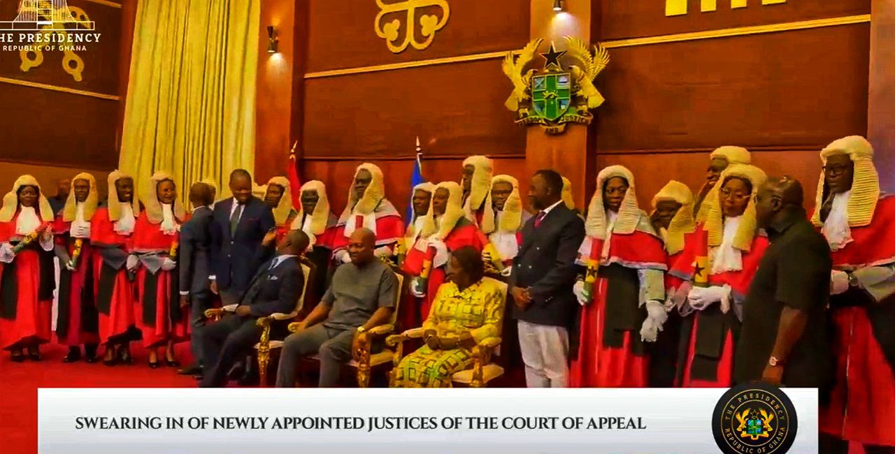 Mahama urges new Justices to inspire confidence, not cynicism, in judiciary