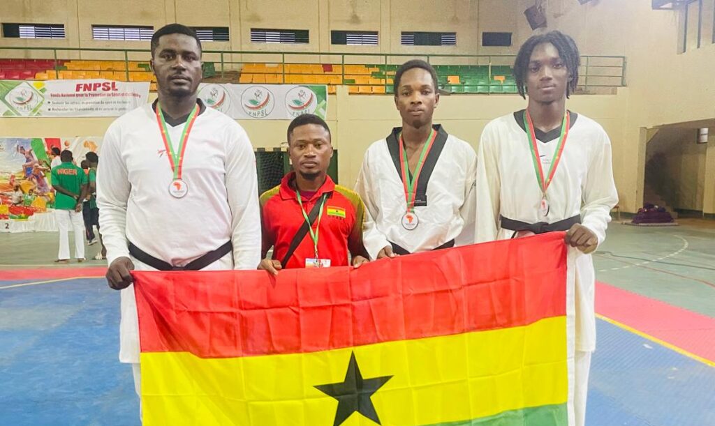 Ghana bags three bronze medals in Taekwondo on Day 2 of ANOCA Zone 3 games