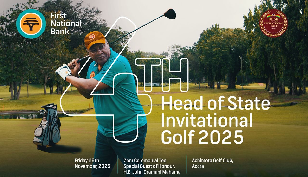 President Mahama to perform official tee-off ceremony at 4th FNB Head of State Invitational Golf Tournament