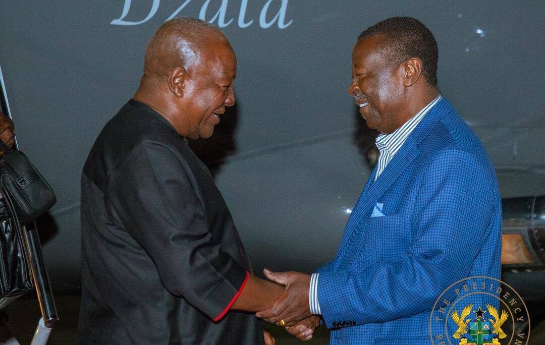 President Mahama arrives in Kenya for official visit