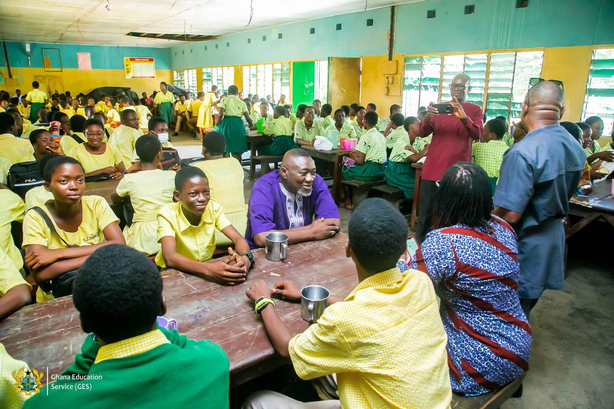 GES steps up monitoring of school feeding programme through unannounced school visits