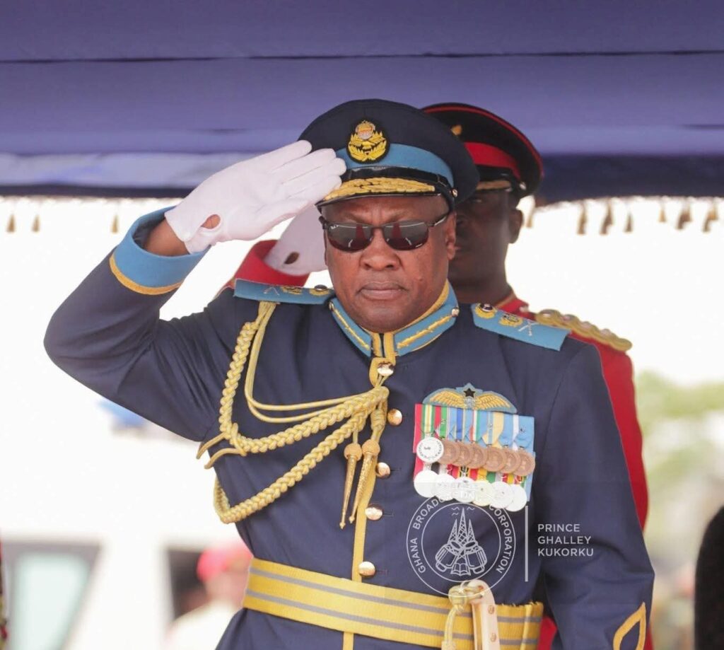 Mahama pledges merit-based recruitment of 12,000 into Ghana Armed Forces