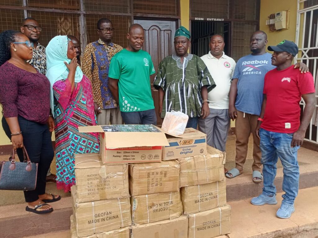 Salaga-South MP supports 1,155 BECE candidates with examination materials and feeding initiative