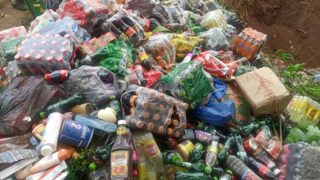 Environmental Health and Sanitation Unit destroys unwholesome products