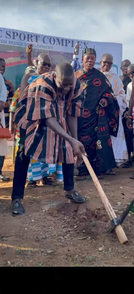 Sogakope to get ultra-modern sports complex as MP Maxwell Kwame Lukutor cuts sod