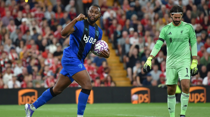 Ghana’s Antoine Semenyo shines with brace despite racial abuse in EPL opener against Liverpool
